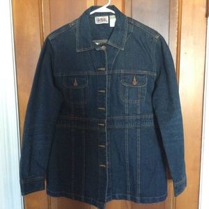 Bill Blass  tailored Jean Jacket